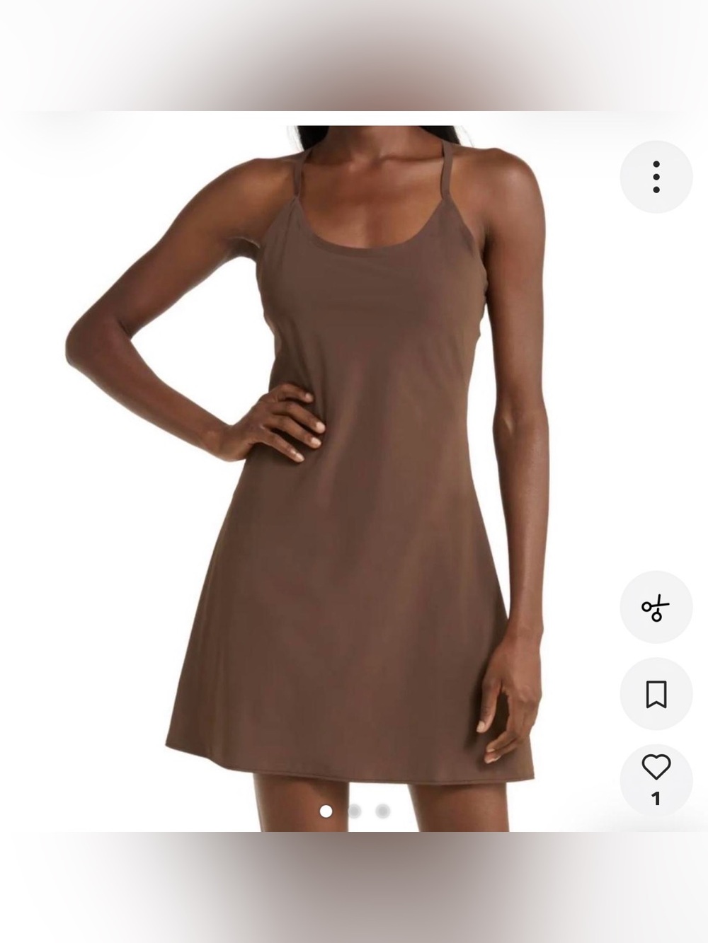 Outdoor Voices Brown exercise dress